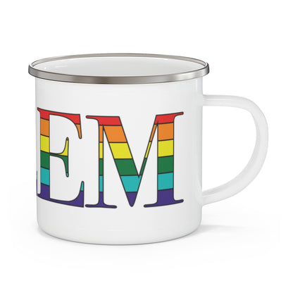 Salem Rainbow Enamel Camping Mug