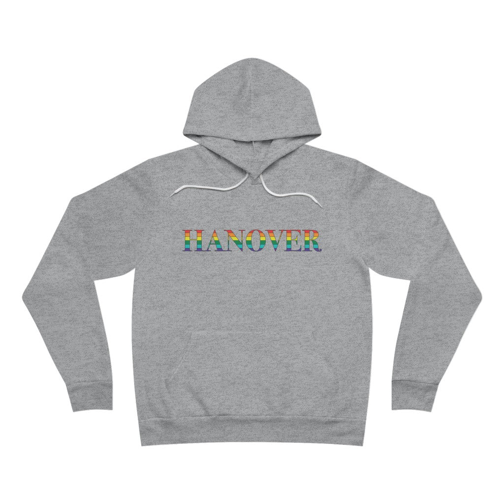 Hanover Rainbow Unisex Sponge Fleece Pullover Hoodie