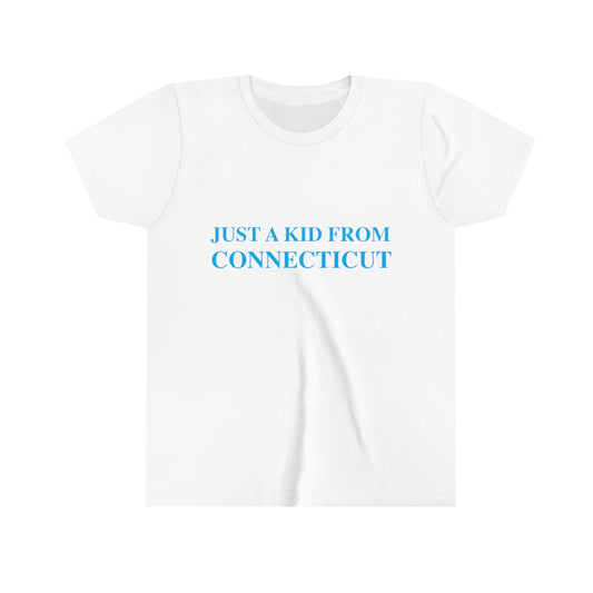 ct / connecticut youth kids child childrens tee shirt