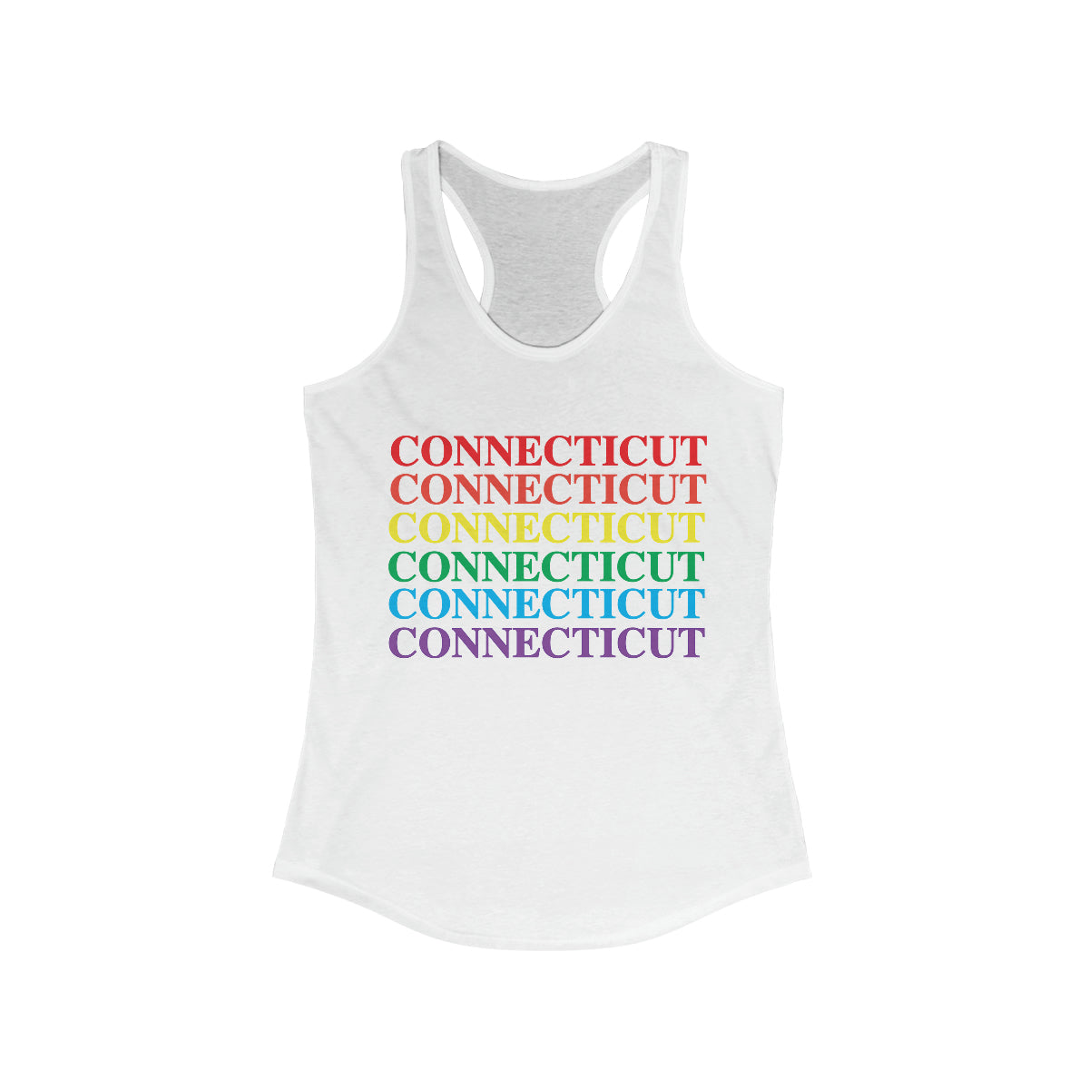 ct / connecticut womens tank top shirt 