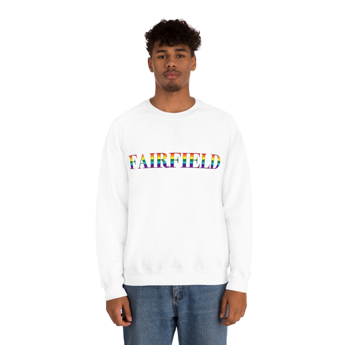 Fairfield Rainbow Unisex Heavy Blend™ Crewneck Sweatshirt