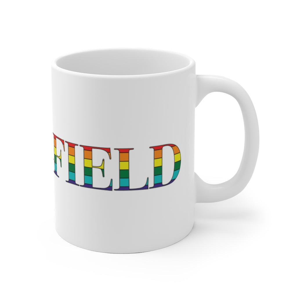 Springfield Rainbow White Ceramic Mug