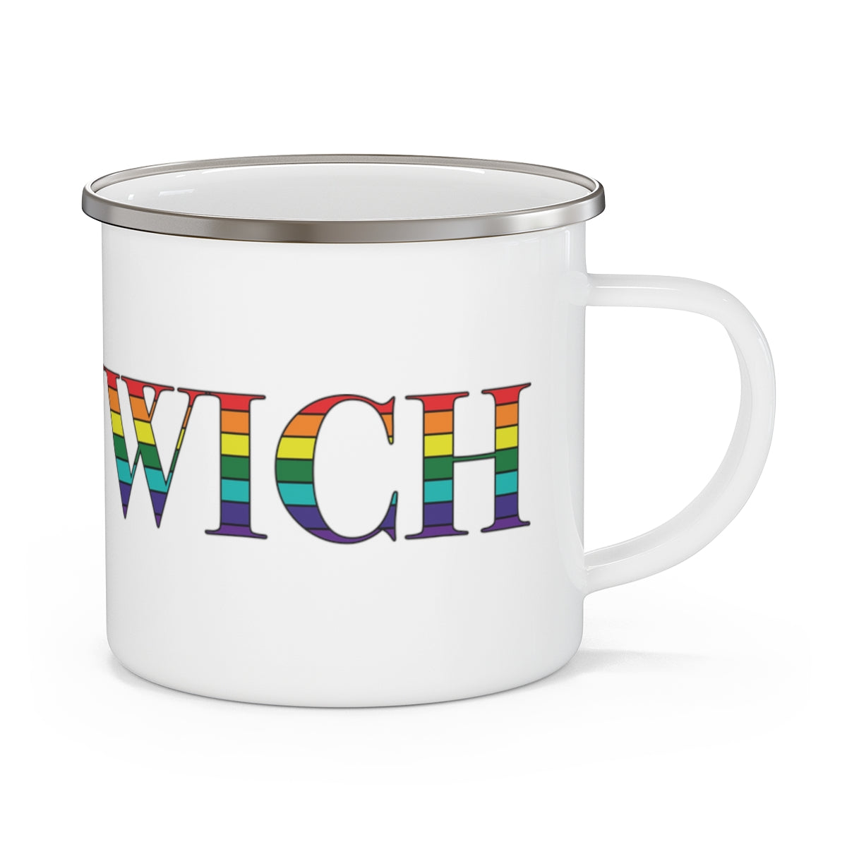 Greenwich Rainbow Enamel Camping Mug