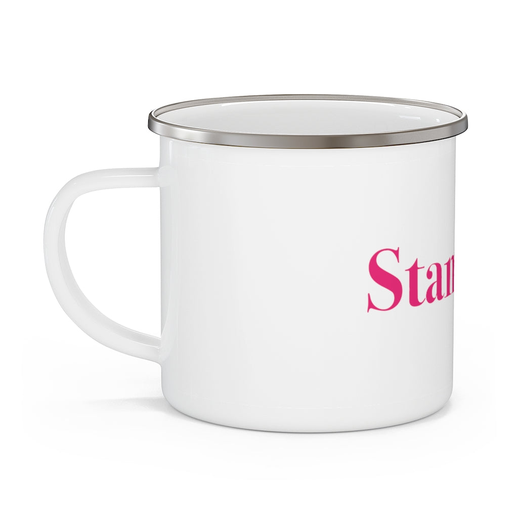 #thestamfordlife Enamel Camping Mug