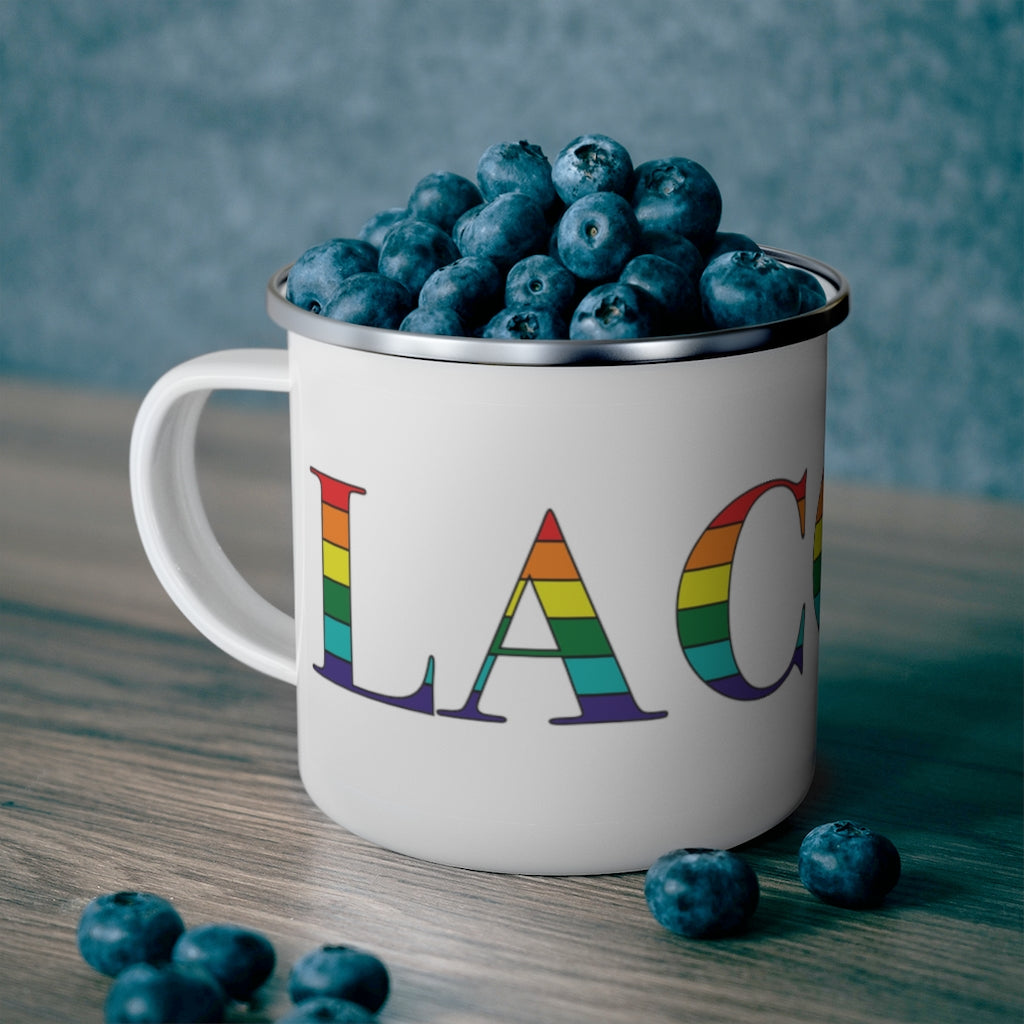 Laconia Rainbow Enamel Camping Mug