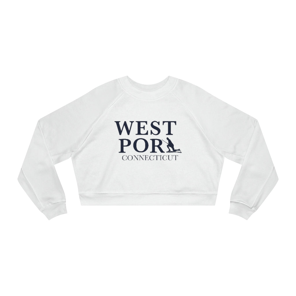  Westport Connecticut  Women's Cropped Fleece Pullover 