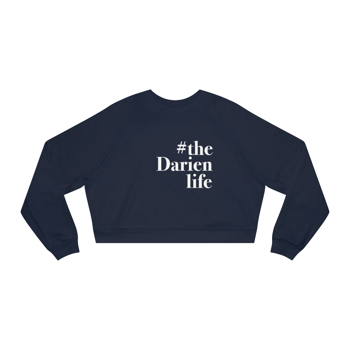 #thedarienlife darien ct womens cropped sweatshirt