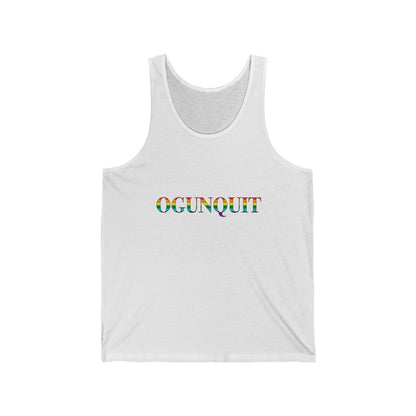 Ogunquit Rainbow Unisex Jersey Tank