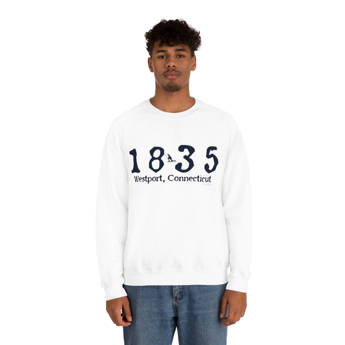 1835 Small Minuteman Unisex Heavy Blend™ Crewneck Sweatshirt