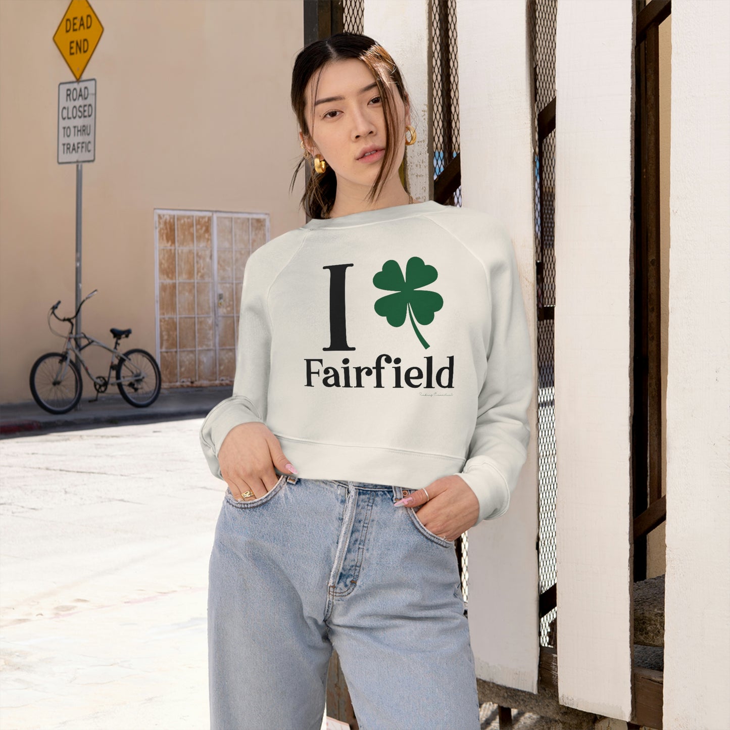 Fairfield Connecticut St. Patrick's Day shirt, I Clover Fairfield