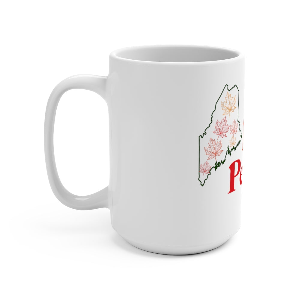 Leaf Peepin' Maine  Mug 15oz