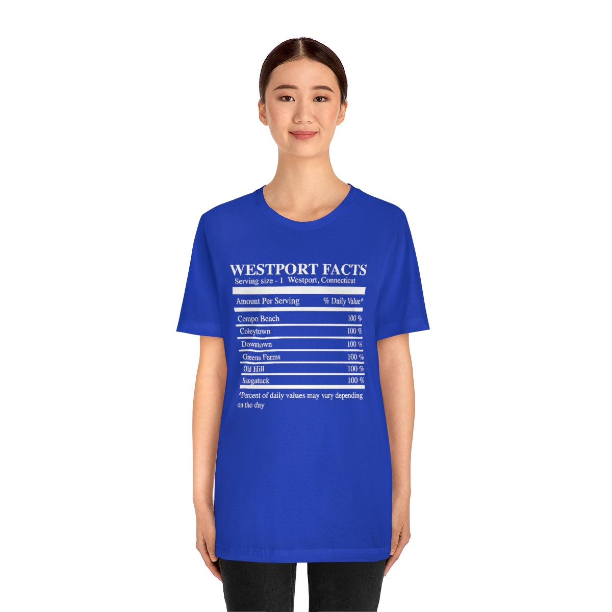 Westport Facts Unisex Jersey Short Sleeve Tee