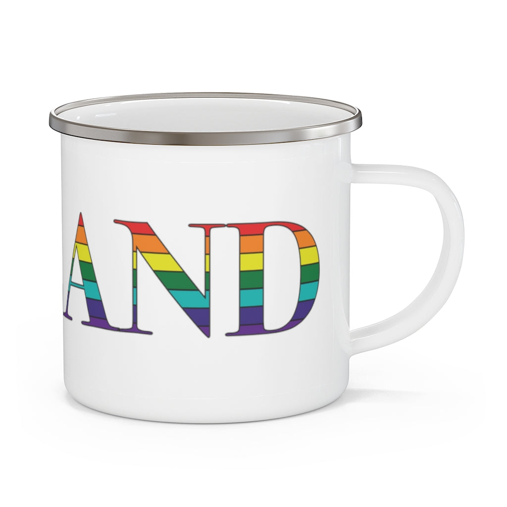 Rutland Rainbow Enamel Camping Mug