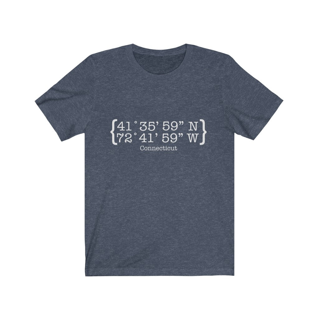 Connecticut Coordinates Unisex Jersey Short Sleeve Tee