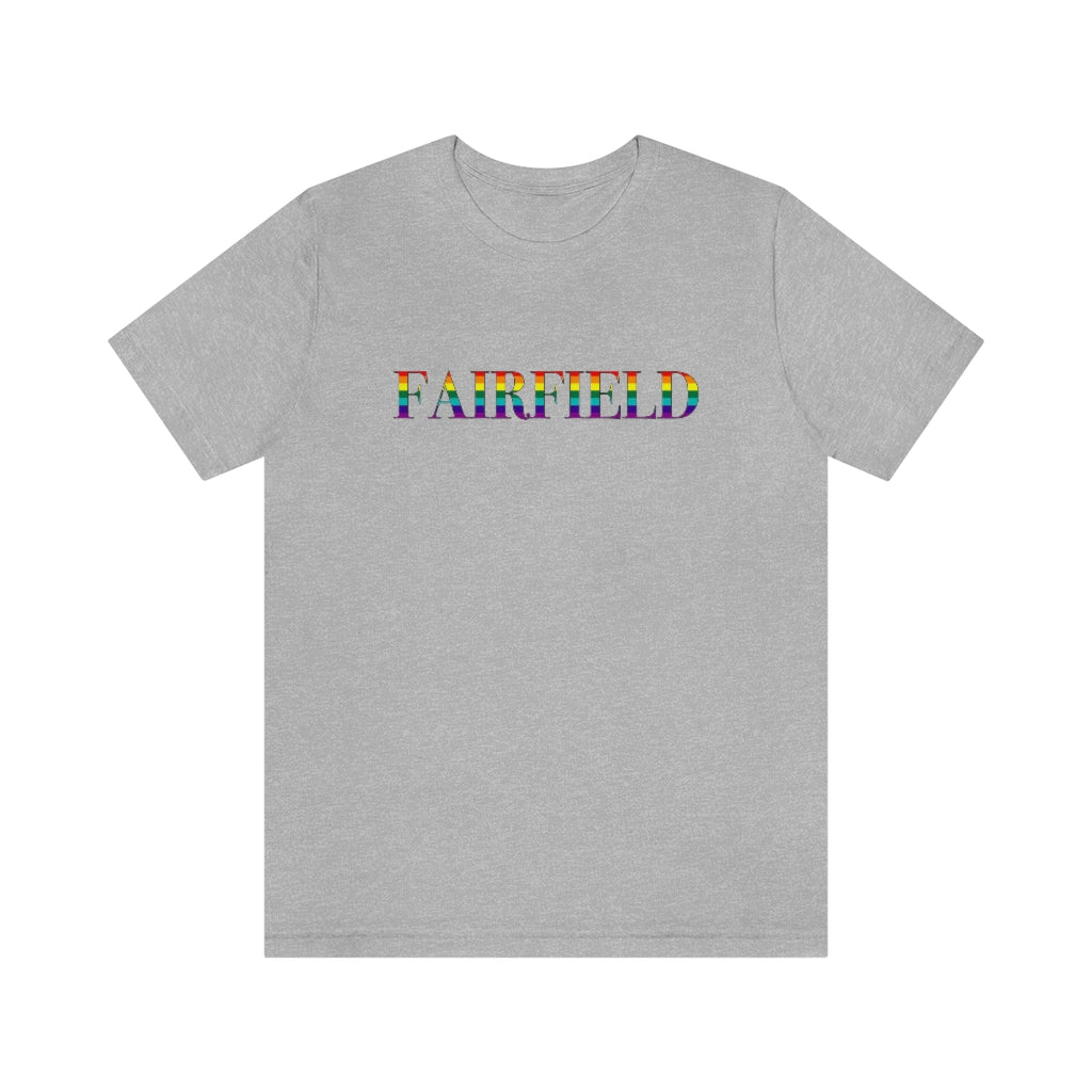 Fairfield Rainbow Unisex Jersey Short Sleeve Tee