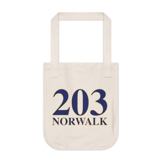 203 Norwalk  Organic Canvas Tote Bag