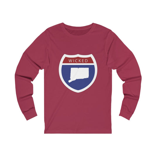 Wicked Connecticut Interstate Unisex Jersey Long Sleeve Tee