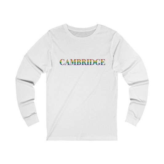 Cambridge Rainbow Unisex Jersey Long Sleeve Tee