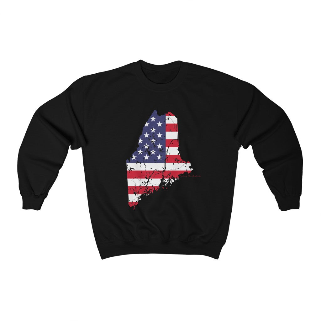 Maine American Flag collection has tee shirts, mugs, reusable bags, and other apparel and gifts. All proceeds goes to help build the Finding Maine brand and get our website up and going. Free shipping on all products. 