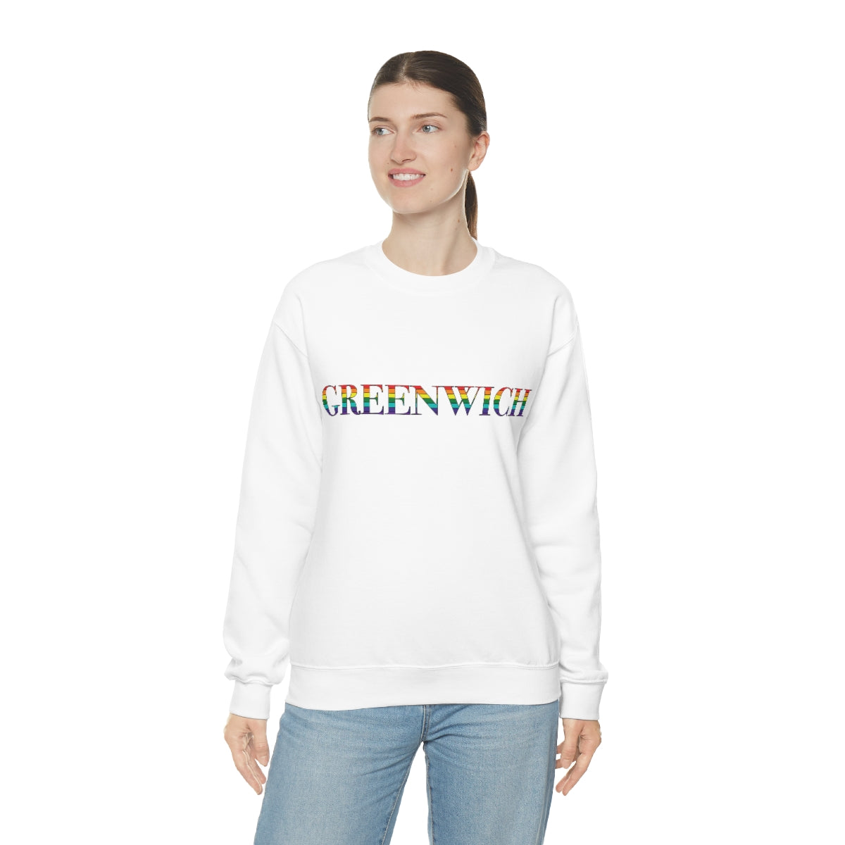 Greenwich Rainbow Unisex Heavy Blend™ Crewneck Sweatshirt