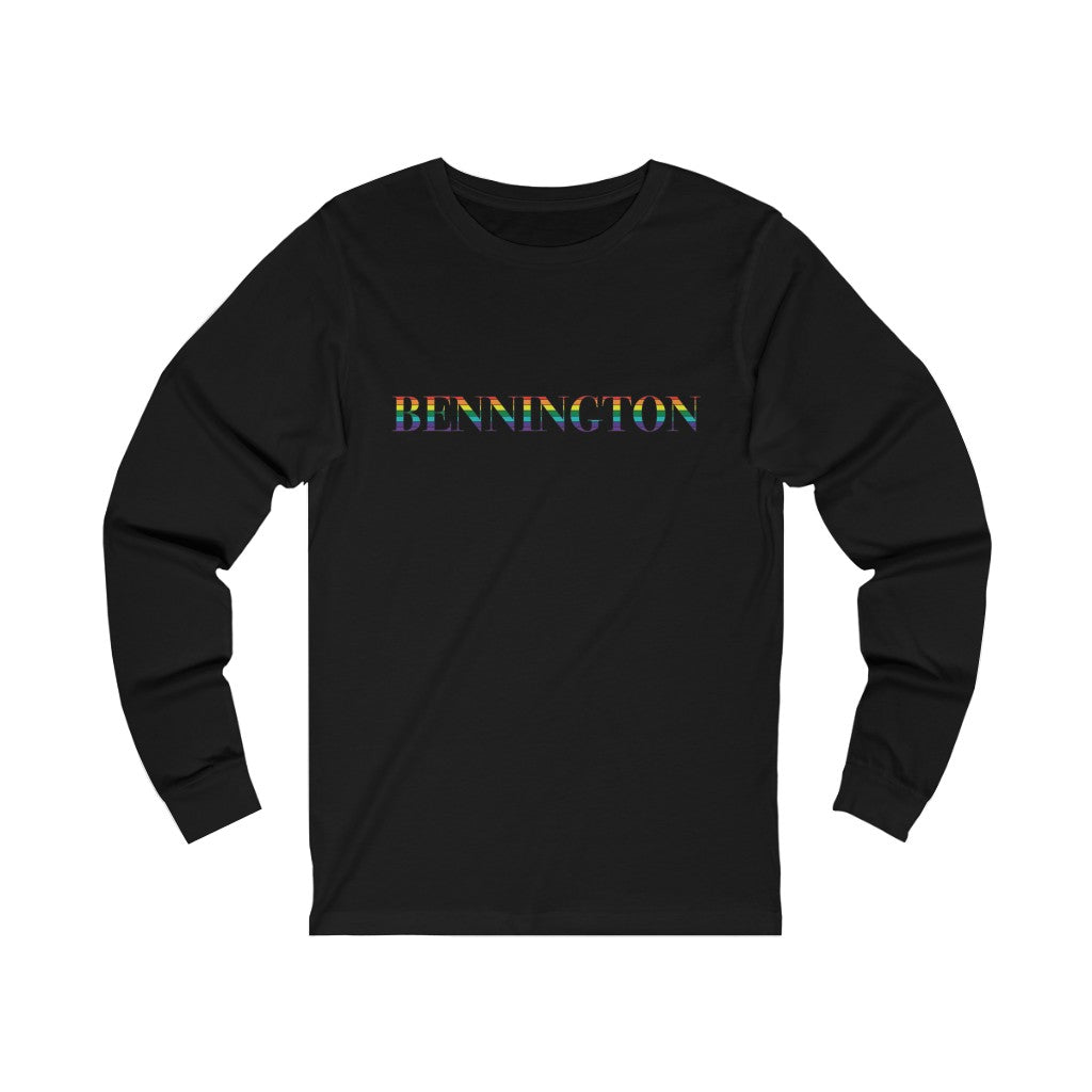 Bennington Rainbow Unisex Jersey Long Sleeve Tee