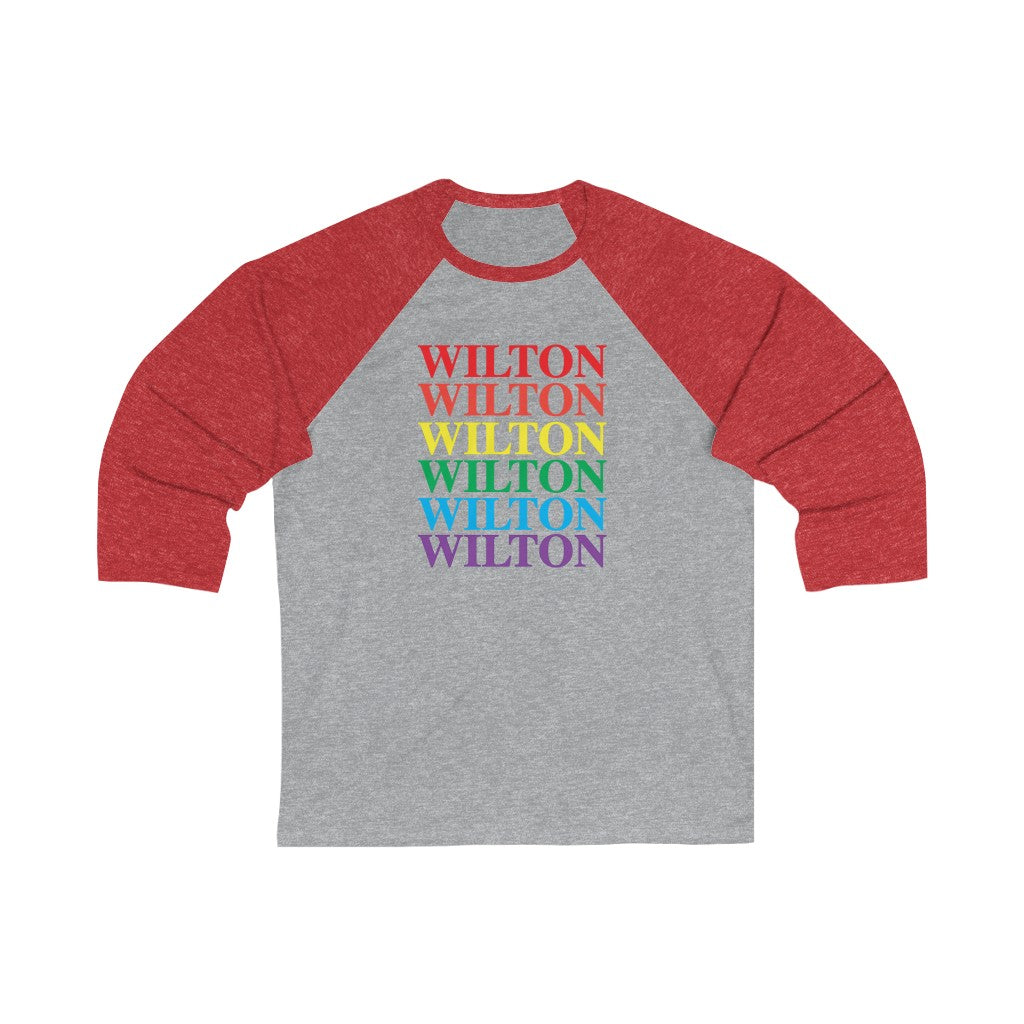 wilton pride baseball tee wilton connectiuct