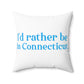 ct / connecticut pillow and home decor