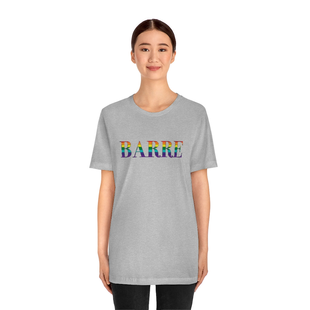 Barre Rainbow Unisex Jersey Short Sleeve Tee