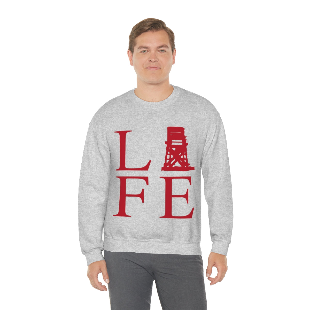 Fairfield Life (front) Unisex Heavy Blend™ Crewneck Sweatshirt