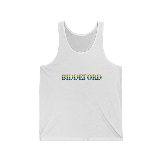 Biddeford Rainbow Unisex Jersey Tank