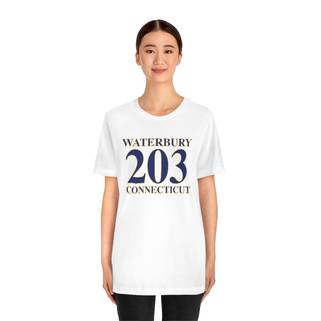 203 Waterbury Collection  203 Waterbury tee shirts, hoodies, sweatshirts, mugs, and other apparel and home gifts. • Proceeds of this collection go to help build Finding Connecticut's brand. • Free USA shipping • Finding Connecticut