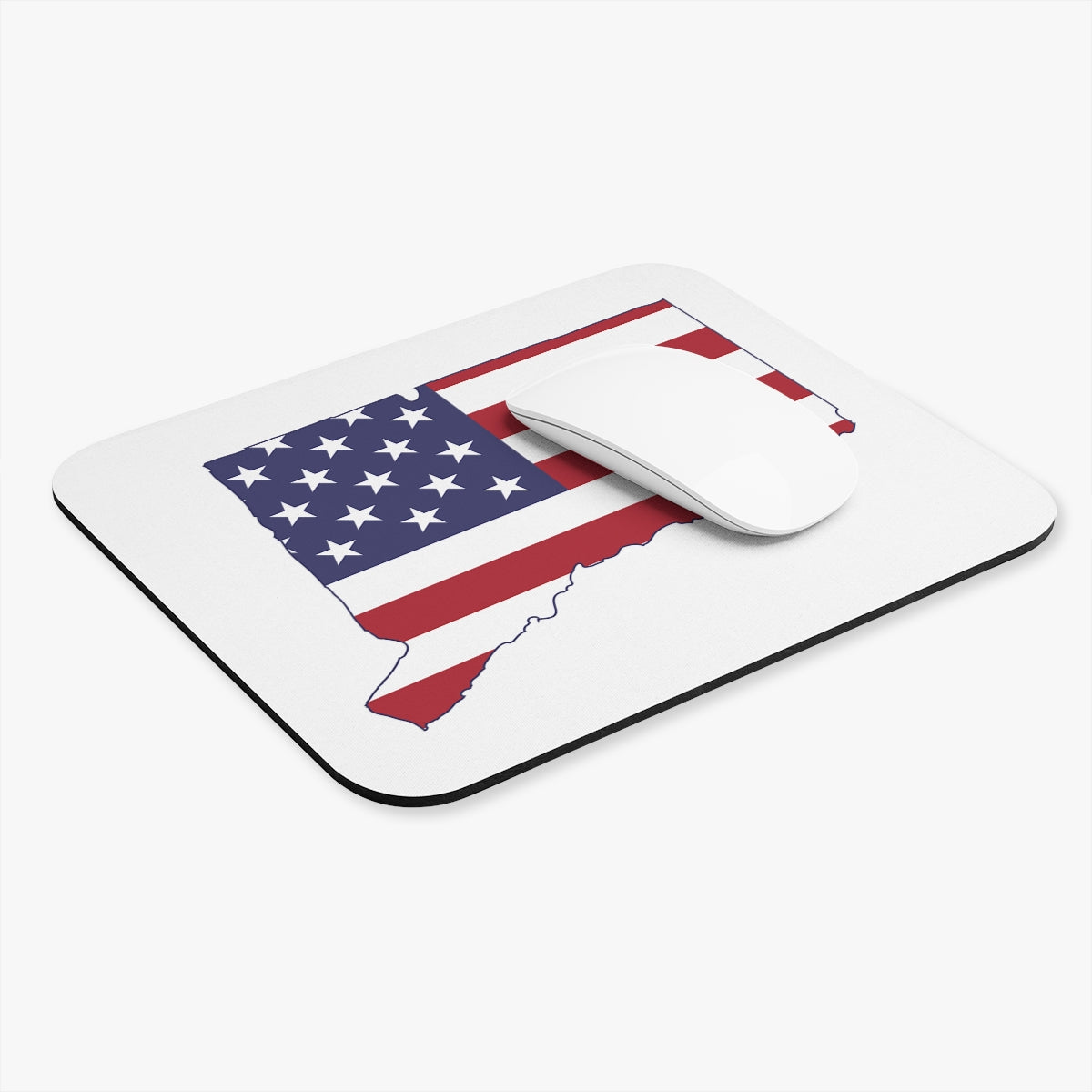 Connecticut American Flag Mouse Pad (Rectangle)