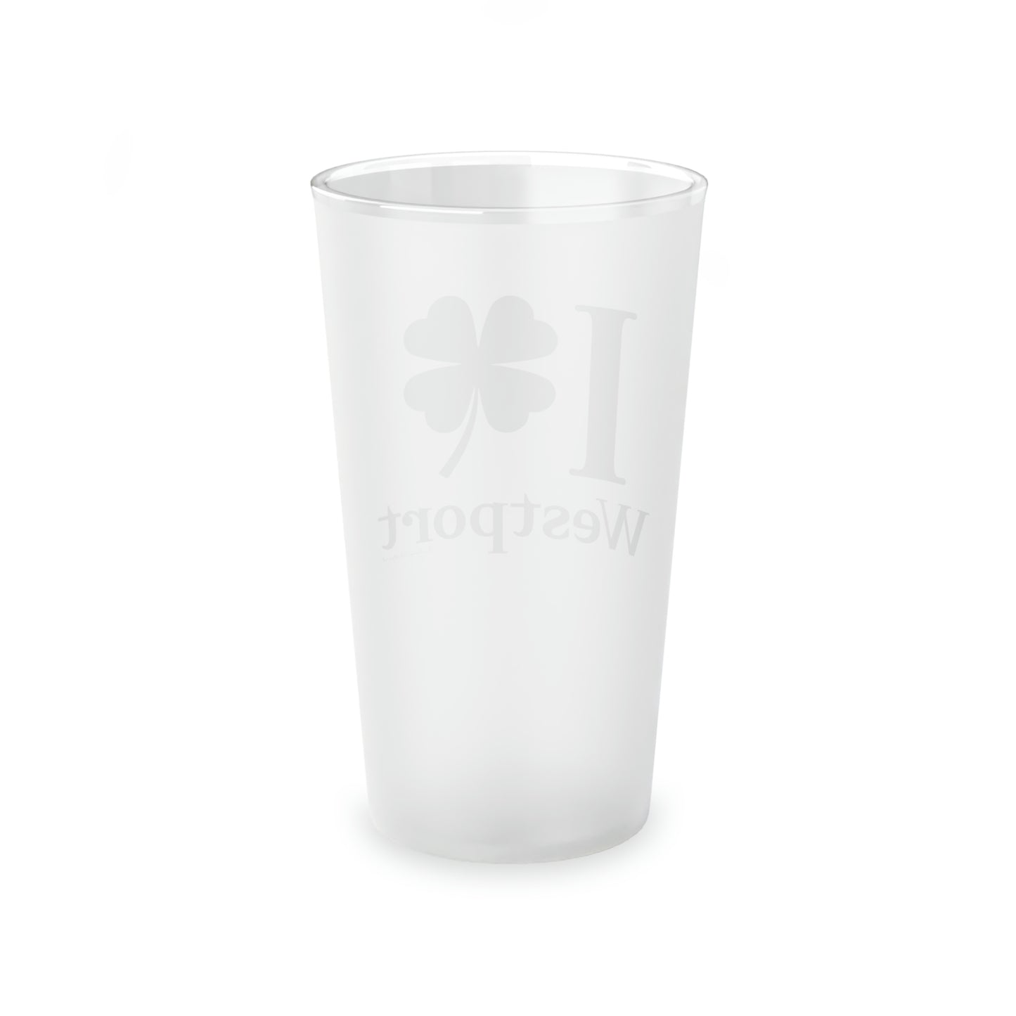 I Clover Westport Frosted Pint Glass, 16oz