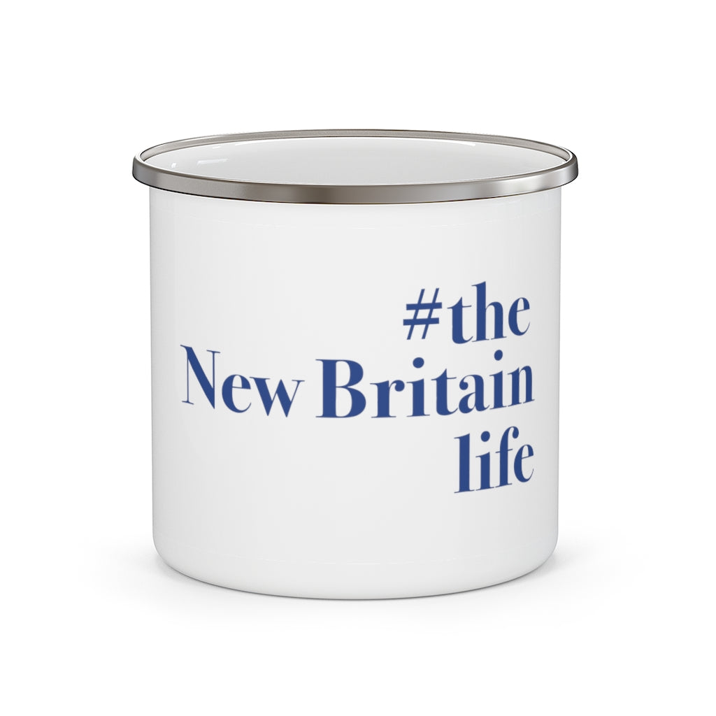 #thenewbritainlife Enamel Camping Mug