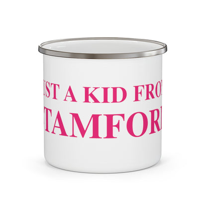 Just a kid from Stamford Enamel Camping Mug