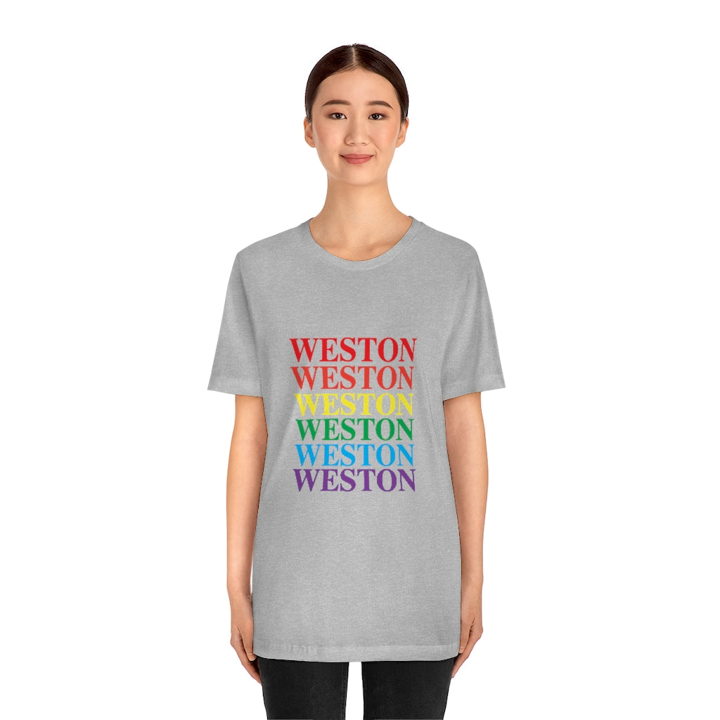 Do you have Weston Pride? Weston, Connecticut apparel and gifts including mugs including LGBTQ inspired apparel and gifts. 10% of pride sales are donated to a Connecticut LGBTQ organization. Free shipping! 