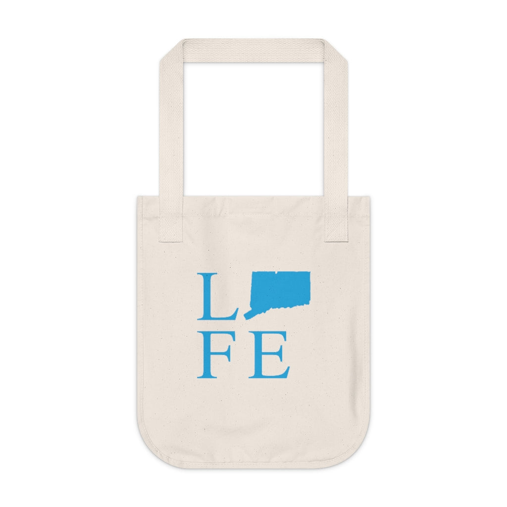 Connecticut Life Organic Canvas Tote Bag