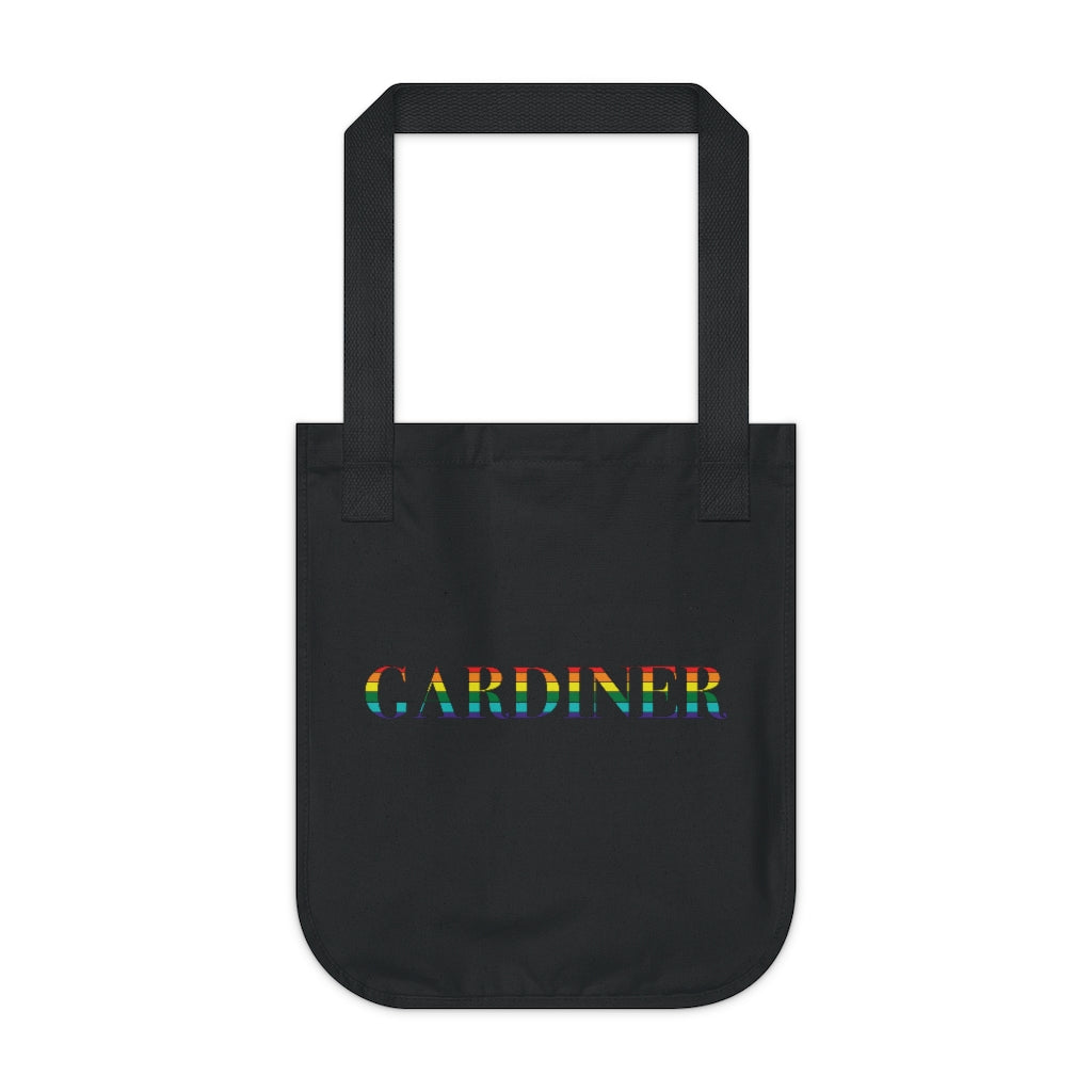 Gardiner Rainbow Organic Canvas Tote Bag