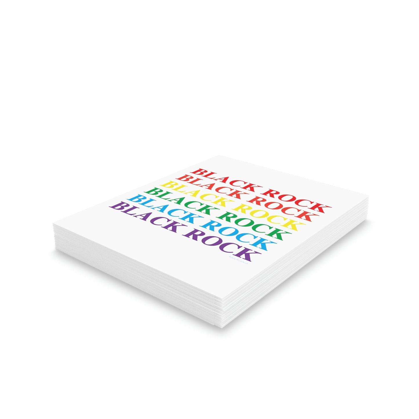 Black Rock Pride Greeting Cards (8, 16, and 24 pcs)