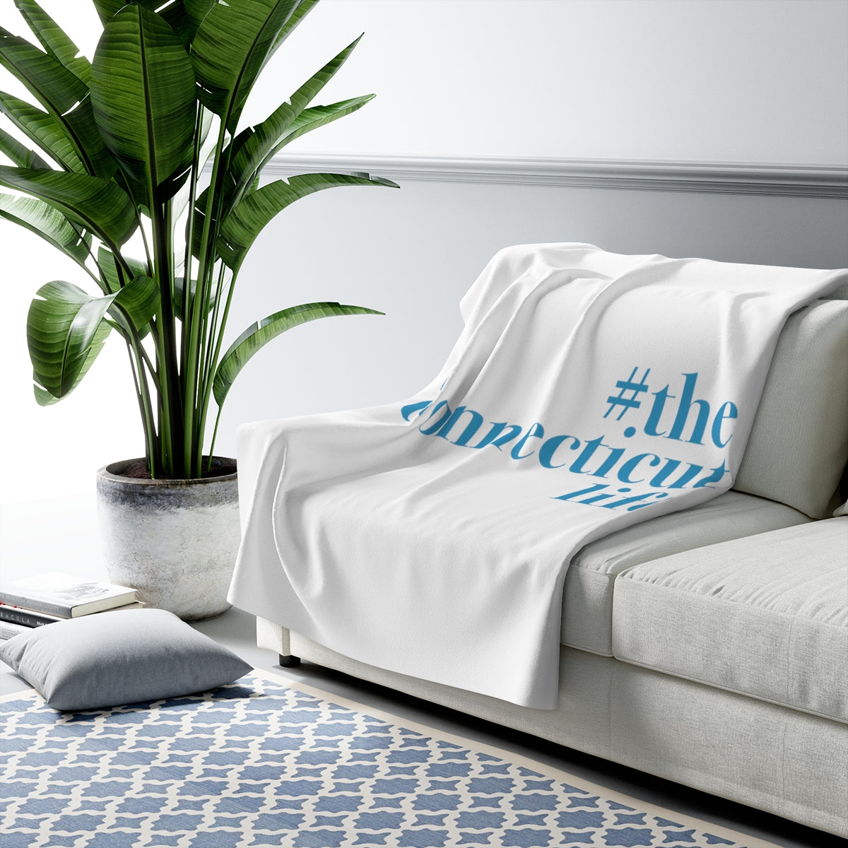 #theconnecticutlife Sherpa Fleece Blanket