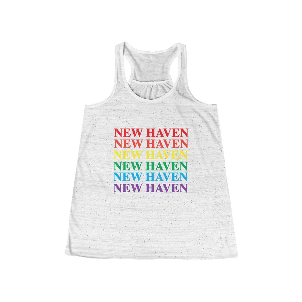 New Haven Pride Women's Flowy Racerback Tank 