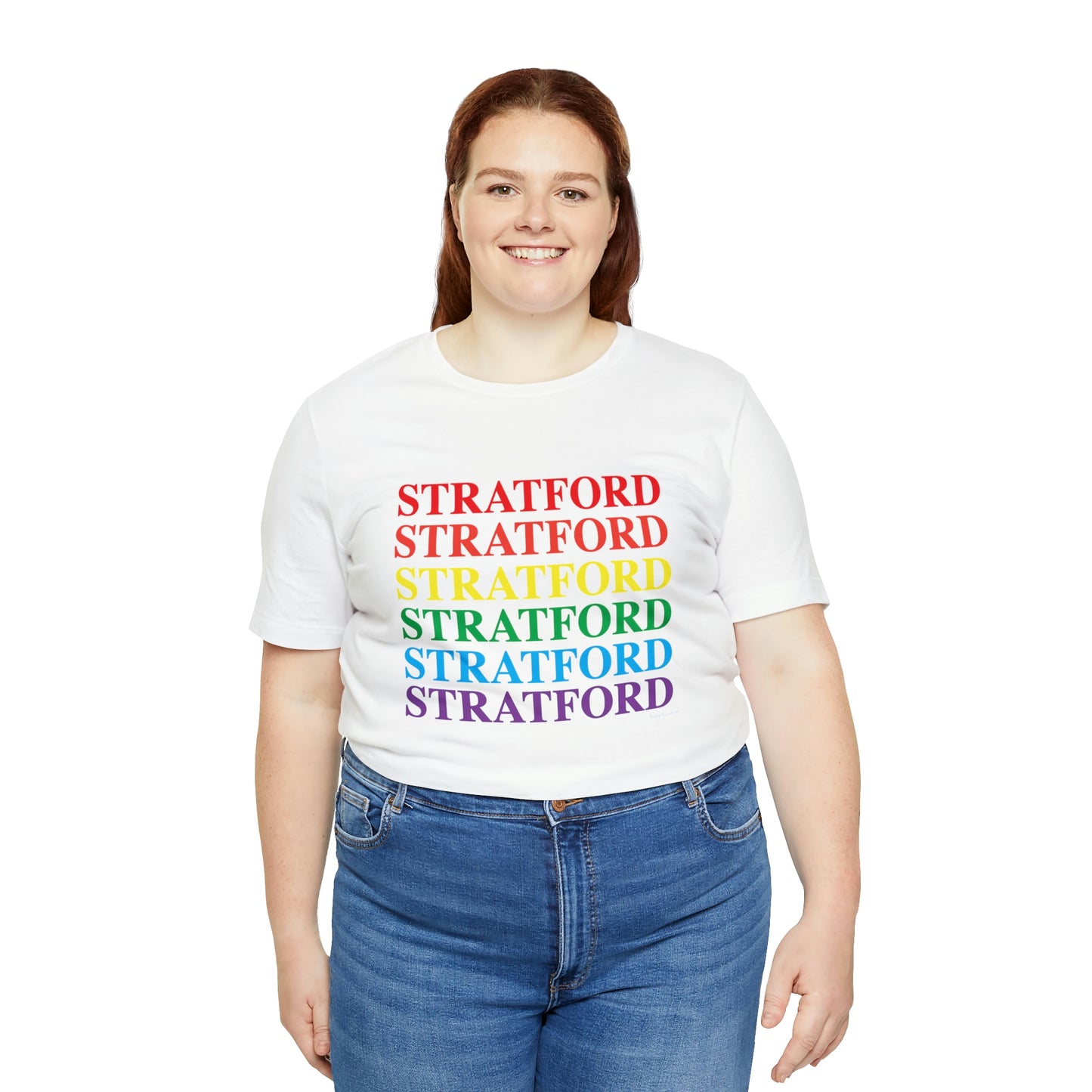 Stratford Pride Unisex Jersey Short Sleeve Tee