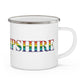 New Hampshire Rainbow Enamel Camping Mug