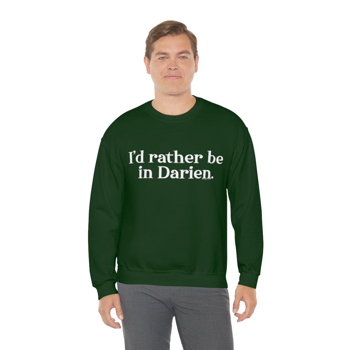 I'd rather be in Darien. Unisex Heavy Blend™ Crewneck Sweatshirt