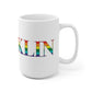 Franklin Rainbow White Ceramic Mug