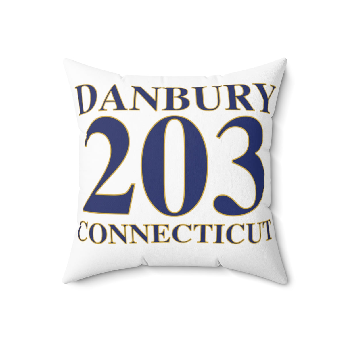 Danbury 203 Connecticut Spun Polyester Square Pillow