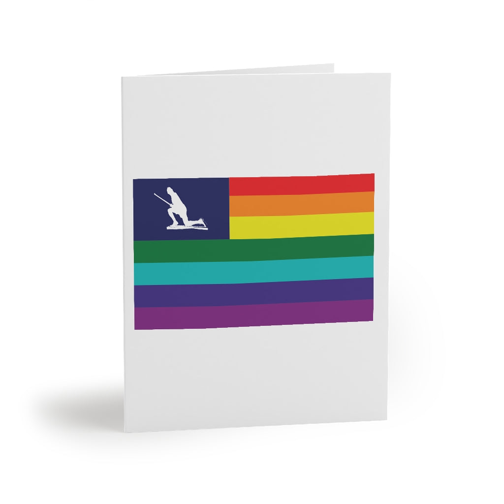 Minuteman Pride Flag Greeting Cards (8, 16, and 24 pcs)