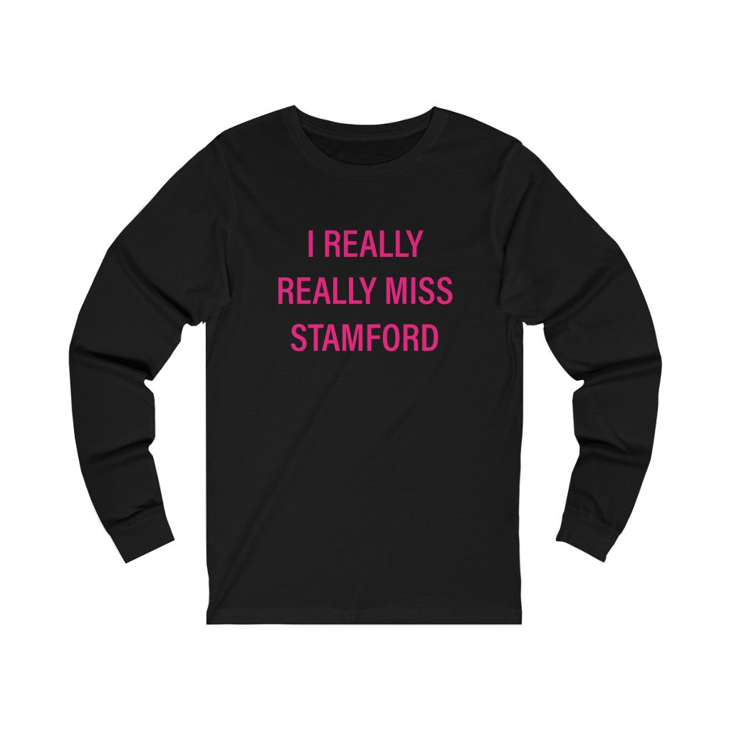 I really really miss stamford long sleeve tee shirt