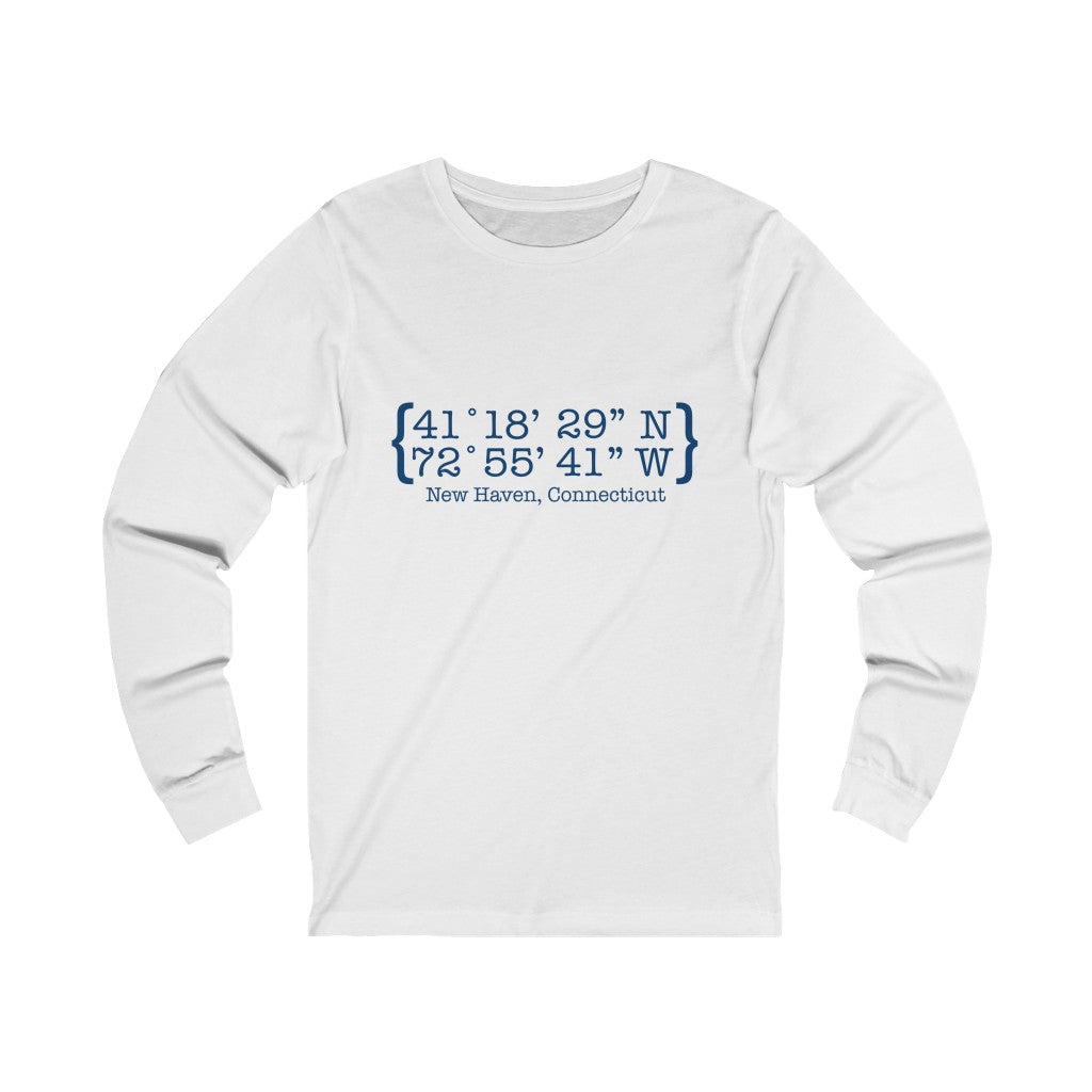 New Haven Coordinates Unisex Jersey Long Sleeve Tee