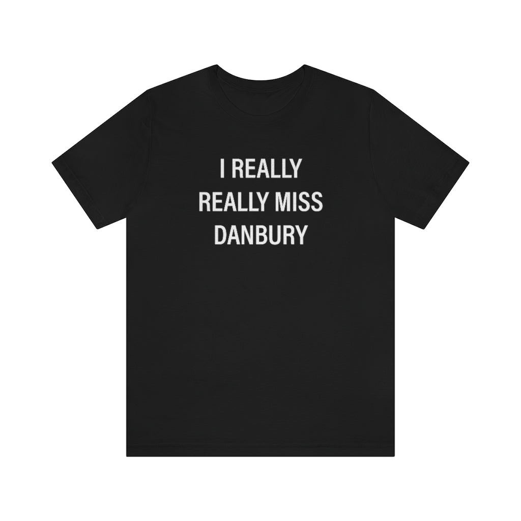 I really really miss danbury ct unisex tee shirt